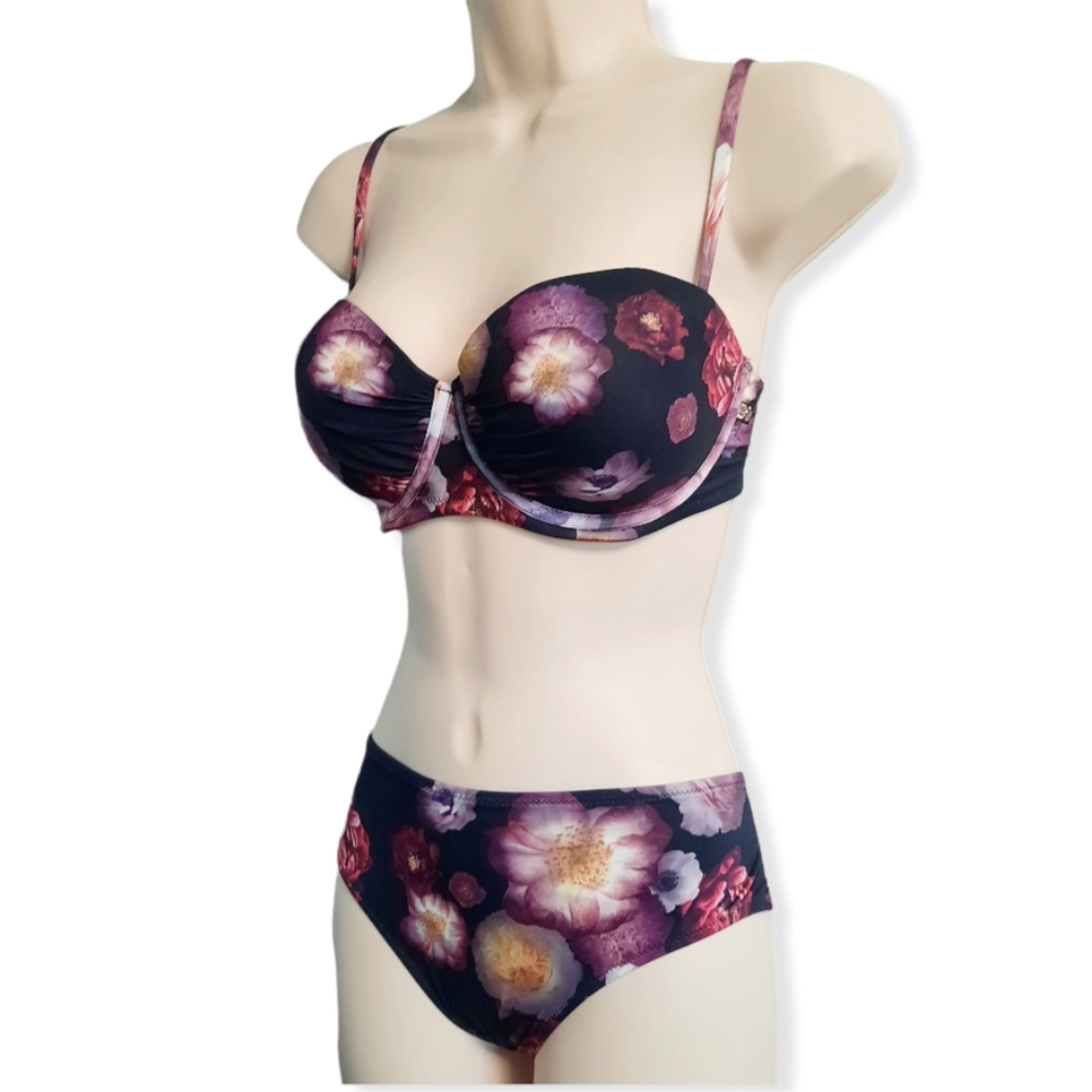 2pc LaVie en Rose Aqua Swim suite - Picture 2 of 16